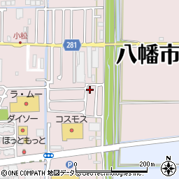 京都府八幡市八幡盛戸35-3周辺の地図