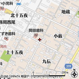 愛知県西尾市徳次町小藪13周辺の地図
