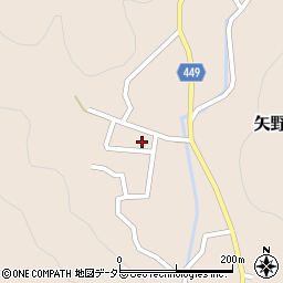 兵庫県相生市矢野町小河536周辺の地図