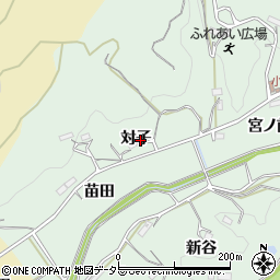 愛知県新城市小畑対子29周辺の地図