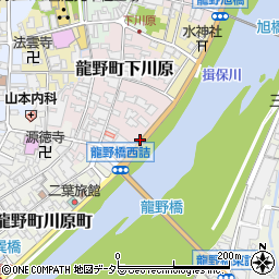 龍野橋周辺の地図