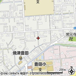 静岡県焼津市小土周辺の地図