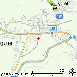 滋賀県甲賀市信楽町江田167-1周辺の地図