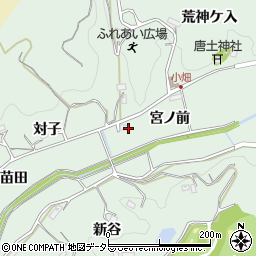 愛知県新城市小畑宮ノ前周辺の地図