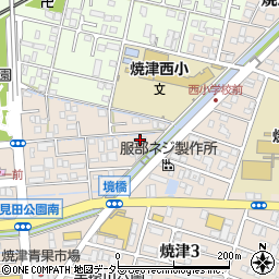 静岡県焼津市三ケ名1703周辺の地図