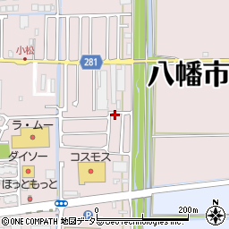 京都府八幡市八幡盛戸35-2周辺の地図