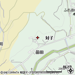 愛知県新城市小畑対子29-1周辺の地図
