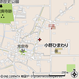 兵庫県小野市広渡町125-1周辺の地図