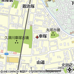 京都府城陽市平川車塚45-7周辺の地図