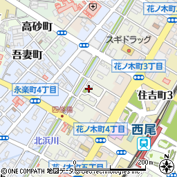 小顔整体研究所ＫＳラボ　西尾店周辺の地図