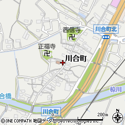 三重県亀山市川合町130周辺の地図