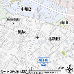 愛知県西尾市平坂町北新田14-1周辺の地図