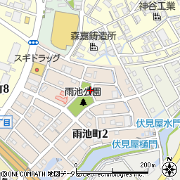 〒447-0813 愛知県碧南市雨池町の地図