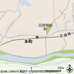 広島県庄原市本町2272周辺の地図