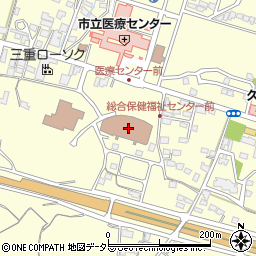亀山市社会福祉協議会周辺の地図