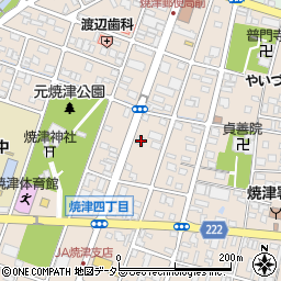 ラルート　焼津店周辺の地図