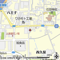 京都府八幡市上津屋石ノ塔86周辺の地図