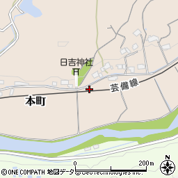 広島県庄原市本町2284周辺の地図
