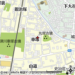 京都府城陽市平川車塚45-33周辺の地図