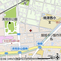 静岡県焼津市三ケ名1722周辺の地図