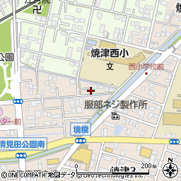 静岡県焼津市三ケ名1738-21周辺の地図