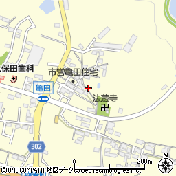 三重県亀山市亀田町321周辺の地図