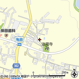 三重県亀山市亀田町321周辺の地図