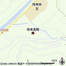 広島県三次市作木町下作木674周辺の地図