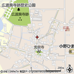 兵庫県小野市広渡町136周辺の地図