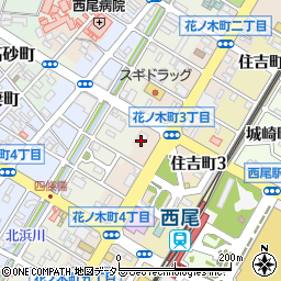 名古屋銀行西尾支店 ＡＴＭ周辺の地図