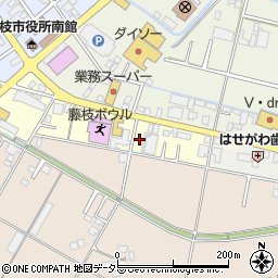 静岡県藤枝市益津周辺の地図