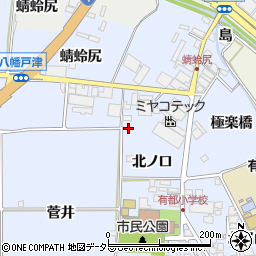 京都府八幡市内里北ノ口34周辺の地図