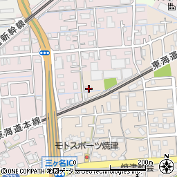 静岡県焼津市三ケ名1763周辺の地図