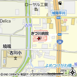 京都府城陽市平川西六反26-1周辺の地図