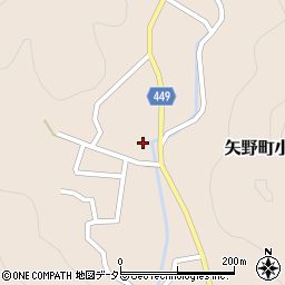 兵庫県相生市矢野町小河479周辺の地図