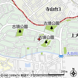 京都府城陽市久世上大谷周辺の地図
