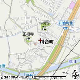 三重県亀山市川合町127周辺の地図