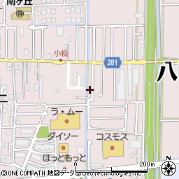 京都府八幡市八幡盛戸24-14周辺の地図