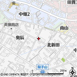 愛知県西尾市平坂町北新田13-6周辺の地図