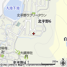 兵庫県姫路市北平野6丁目4-8周辺の地図