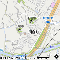 三重県亀山市川合町126周辺の地図
