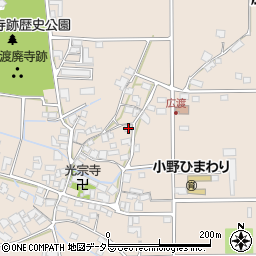 兵庫県小野市広渡町147周辺の地図