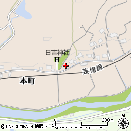 広島県庄原市本町2401周辺の地図