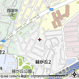 大阪府高槻市緑が丘2丁目20周辺の地図
