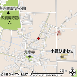 兵庫県小野市広渡町145周辺の地図