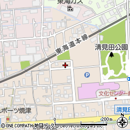静岡県焼津市三ケ名1494周辺の地図