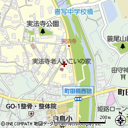 兵庫県姫路市実法寺732周辺の地図