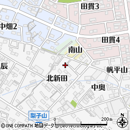 愛知県西尾市平坂町北新田32周辺の地図
