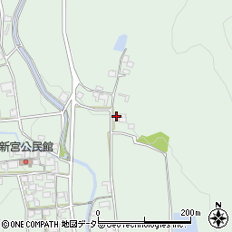 兵庫県たつの市揖西町新宮282周辺の地図