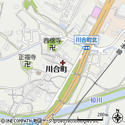 三重県亀山市川合町104周辺の地図